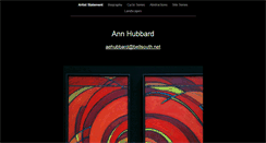 Desktop Screenshot of annhubbard.net