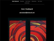 Tablet Screenshot of annhubbard.net
